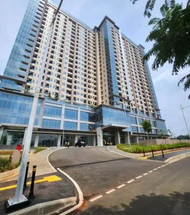 apartemen baru Sakura Garden City dicipayung